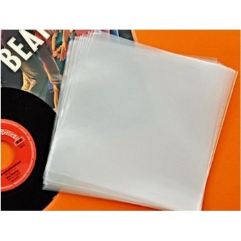 Pack 50 Pochettes protection vinyle 45T 120 microns PP