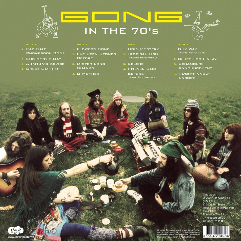 Gong In The 70's RSD 2022 (Vinyle)