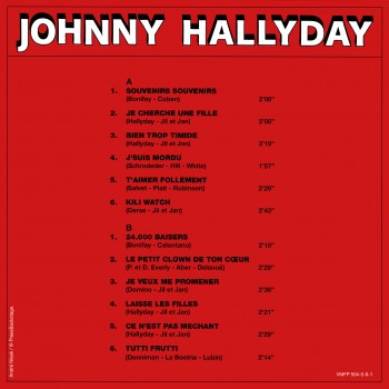 Vinyl Johnny Hallyday Coffret Belge Vogue 3 LP Disquaire Day 2023