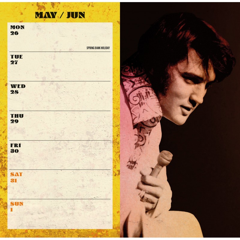 Elvis Presley Agenda 2025