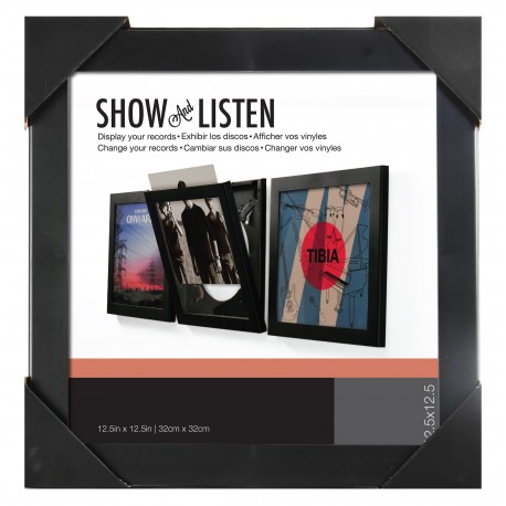 Cadre noir disque vinyle Cadre noir disque vinyle
