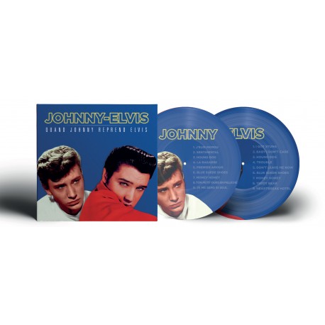 Elvis / Johnny Bleu - 33 Tours - Quand Johnny Reprend Elvis (Picture-Disc) - 2ème Édition