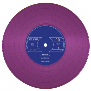 Johnny Hallyday - 45 Tours - Be Bob A Lula - EP Pochette Danoise (Vinyle Violet)