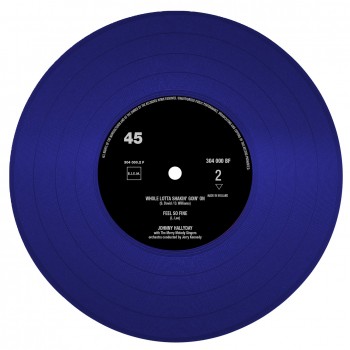 Johnny Hallyday - 45 Tours - Shake The Hand Of a Fool - EP Pochette Danoise (Vinyle Bleu)