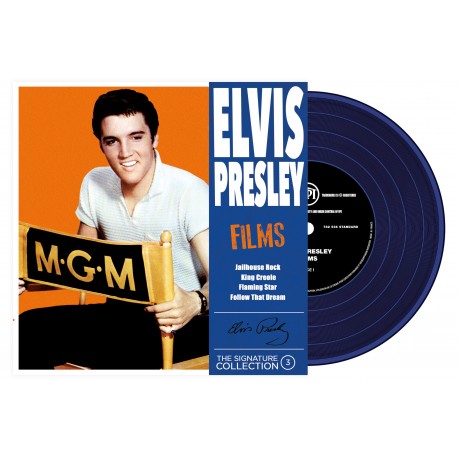 Elvis Presley - 45 Tours - The Signature Collection N°03 - Films (Vinyle Bleu)