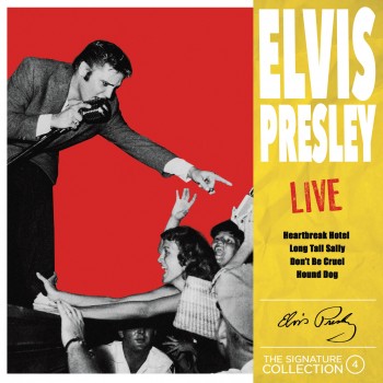 Elvis Presley - 45 Tours - The Signature Collection N°04 - Live (Vinyle Rouge)