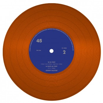 Johnny Hallyday - 45 Tours - Sam'di Soir - EP Pochette Japonaise (Vinyle Orange)