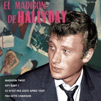 Johnny Hallyday - 45 Tours - El Madison De Hallyday - EP Pochette Espagnole (Vinyle Rose)