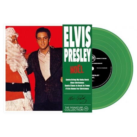 45 Tours Elvis Presley - The Signature Collection N°10 - Noël (Vinyle Vert) 45 Tours Elvis Presley - The Signature Collection N°10 - Noël (Vinyle Vert)