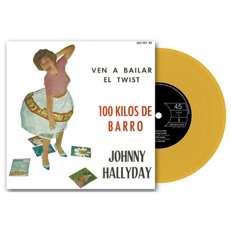 Johnny Hallyday - I Got A Woman - EP Pochette Espagnole (Vinyle 7'')