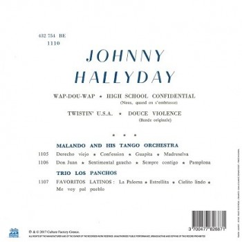 Hallyday, Johnny - CD - Wap-Dou-Wap - EP Pochette Grecque
