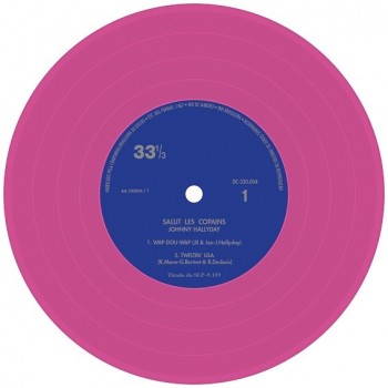 Hallyday, Johnny - 45 Tours - Salut Les Copains - EP Pochette Brésilienne (Vinyle Rose)