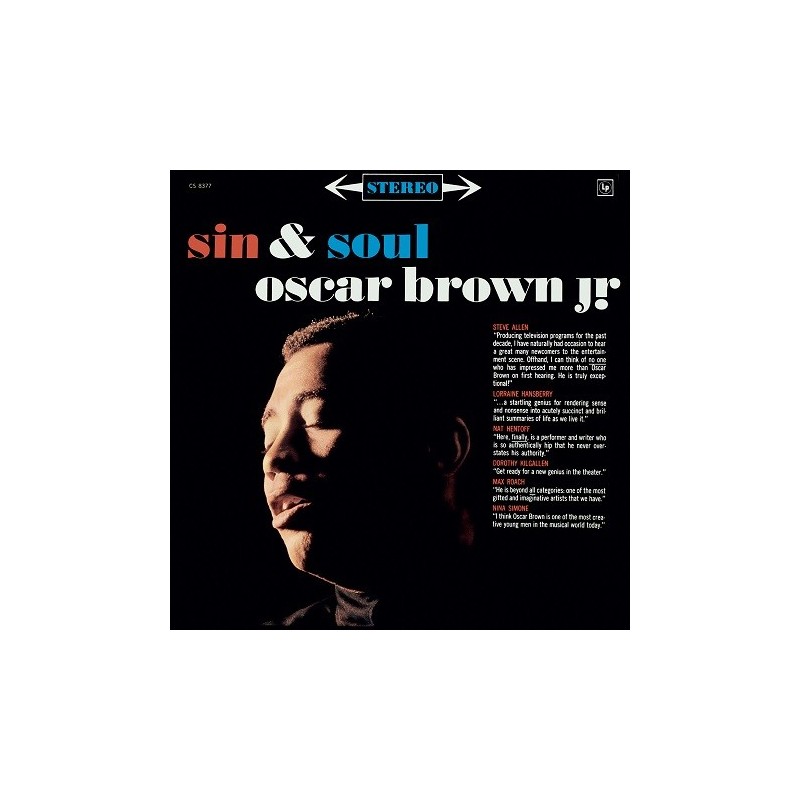 Oscar Brown Jr. - 33 Tours - Sin & Soul (Vinyle Noir)