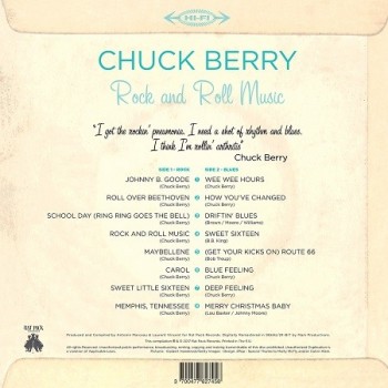Chuck Berry - 33 Tours - Rock And Roll Music (Vinyle Noir) + CD Chuck Berry - 33 Tours - Rock And Roll Music (Vinyle Noir) + CD
