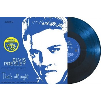 Elvis Presley - 33 Tours - That’s All Right (Vinyle Bleu) + CD Elvis Presley - 33 Tours - That’s All Right (Vinyle Bleu) + CD