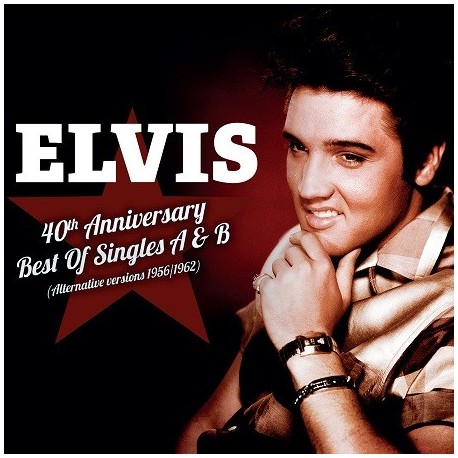 Elvis Presley - 33 Tours - 40th Anniversary - Best Of Singles A & B (Vinyle Noir) 