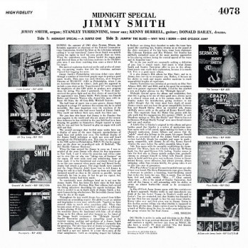 Jimmy Smith - 33 Tours - Midnight Special (Vinyle Noir)
