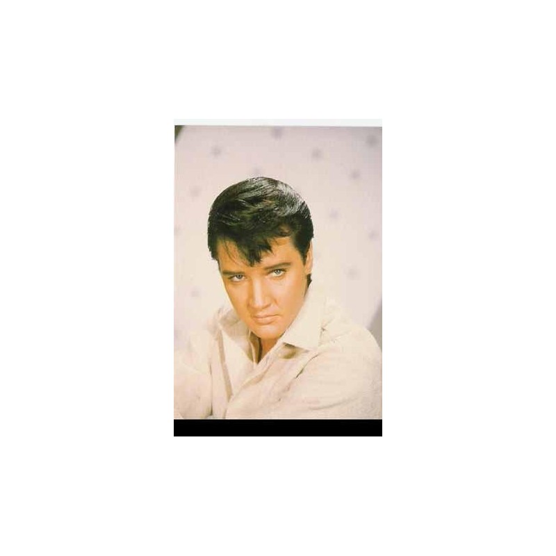 Elvis Carte Postale White Up Close