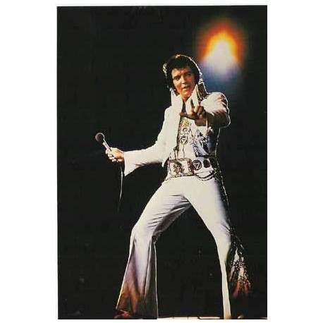 Elvis Carte Postale White Jumpsuit