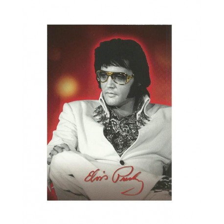 Elvis Carte Postale W/ Glasses