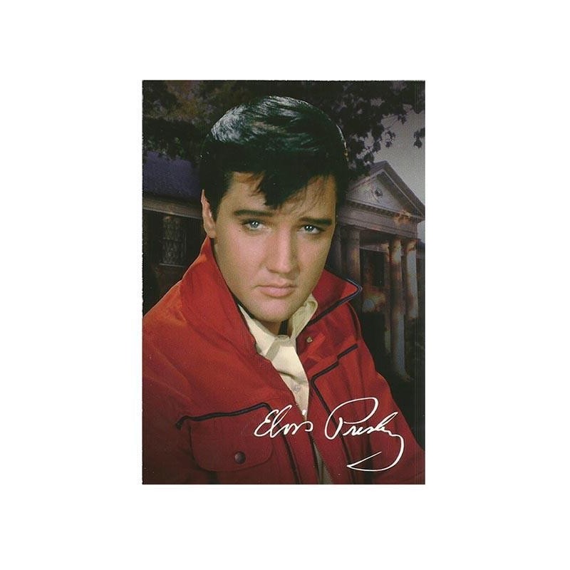 Elvis Carte Postale Red Jacket