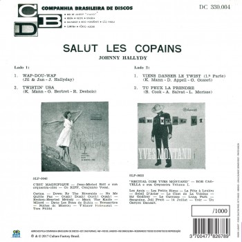 Johnny Hallyday - CD - Salut Les Copains - EP Pochette Brésilienne