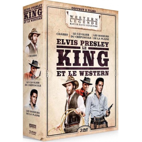 Elvis Presley le King et le Western 3 DVD: Charro + Le Cavalier du crépuscule + Les Rôdeurs de la plaine Elvis Presley le King et le Western 3 DVD: Charro + Le Cavalier du crépuscule + Les Rôdeurs de la plaine