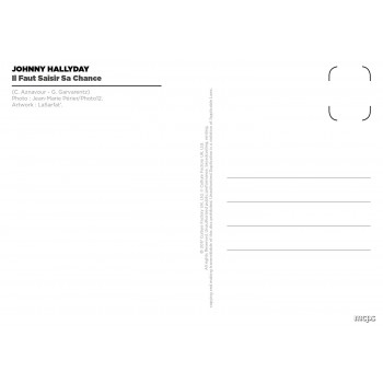 Johnny Hallyday - Disques/Cartes Postales (Lot de 5)