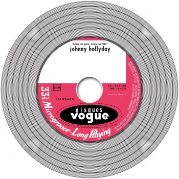Johnny Hallyday - LP N°04 - Nous Les Gars, Nous Les Filles ( CD Vinyl Replica)