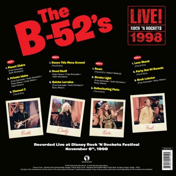 The B-52's - 33 Tours - Live At Rock 'N Rockets (Vinyle Jaune) - RSD 2018 The B-52's - 33 Tours - Live At Rock 'N Rockets (Vinyle Jaune) - RSD 2018