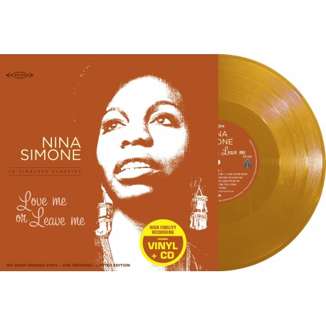 Nina Simone - 33 Tours - Love Me Or Leave Me (Vinyle Orange + CD) - RSD 2018 Nina Simone - 33 Tours - Love Me Or Leave Me (Vinyle Orange + CD) - RSD 2018