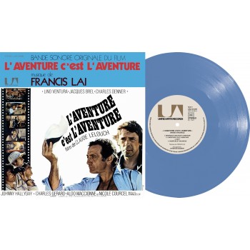 Vinyle - Francis Lai - L'aventure C'est L'aventure (Vinyle Bleu) Vinyle - Francis Lai - L'aventure C'est L'aventure (Vinyle Bleu)