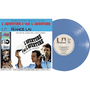 Vinyle - Francis Lai - L'aventure C'est L'aventure (Vinyle Bleu) Vinyle - Francis Lai - L'aventure C'est L'aventure (Vinyle Bleu)
