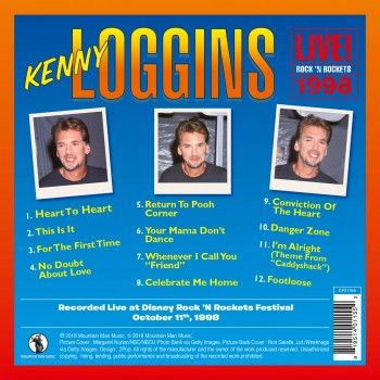 CD - Kenny Loggins - Live At Rock 'N Rockets
