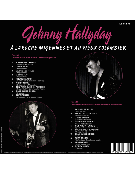 Johnny Hallyday Laroche Migennes Et Au Vieux Colombier Vinyle 