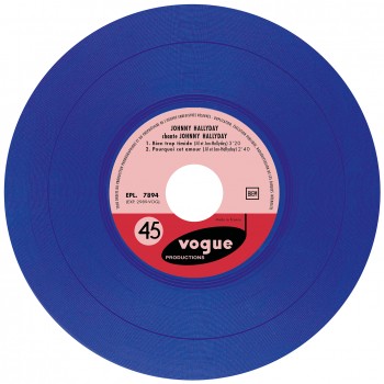 Johnny Hallyday Chante Les Filles-EP N°10 Vinyle Bleu: CDs & Vinyl 