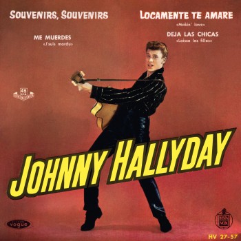 Johnny Hallyday - Tout Bas, Tout Bas, Tout Bas - EP Pochette Danoise (Vinyle  7'')