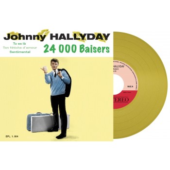 Johnny Hallyday - 45 Tours - Nous Les Gars, Nous Les Filles (Vinyle Vert)