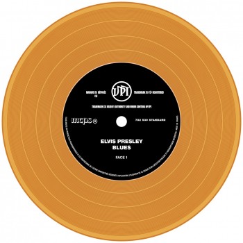 Elvis Presley - 45 Tours - The Signature Collection N°06 - Blues (Vinyle Orange)
